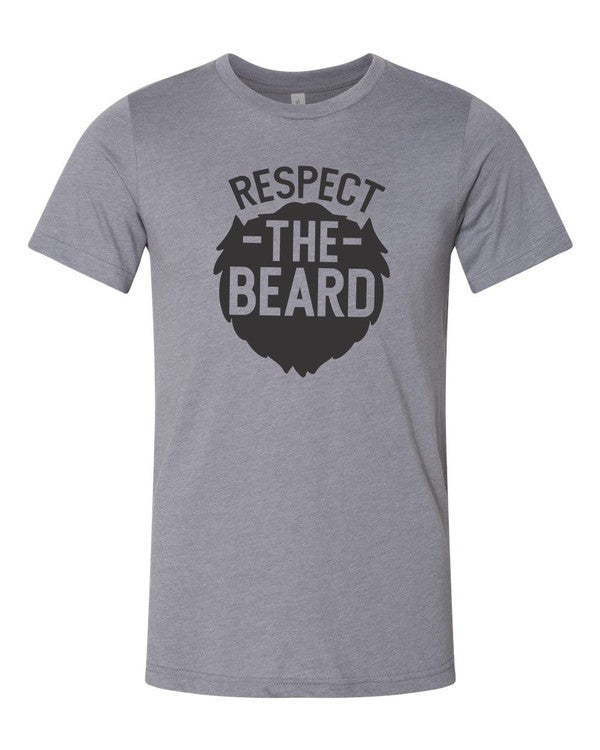Respect the Beard Mens Plus Size Tee