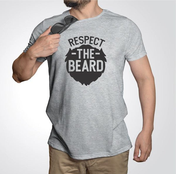 Respect the Beard Mens Plus Size Tee