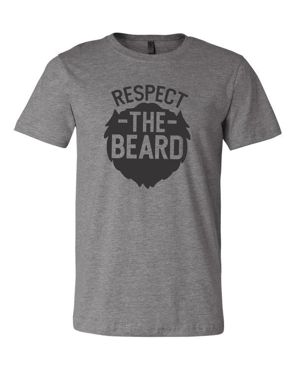 Respect the Beard Mens Plus Size Tee