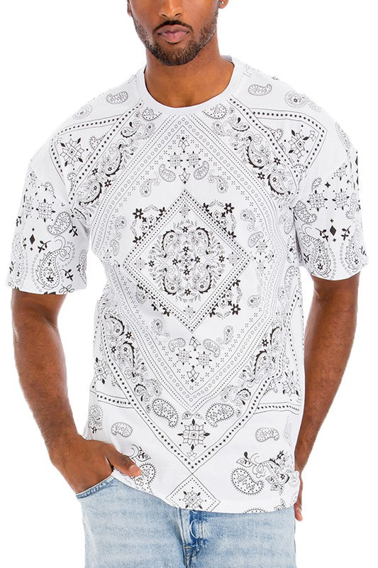 Mens Bandana Print TShirt