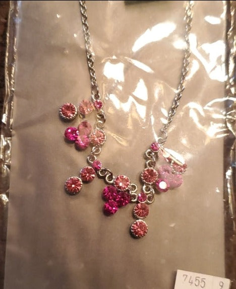 Fashion Jewelry Pink Jewelry Set