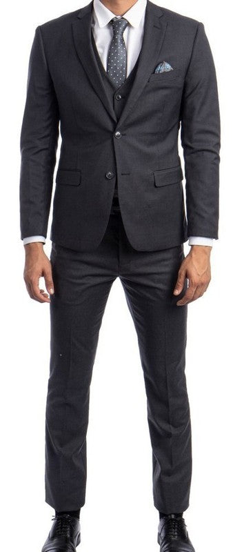 Men's Slim-Fit 3PC Strectch Suit