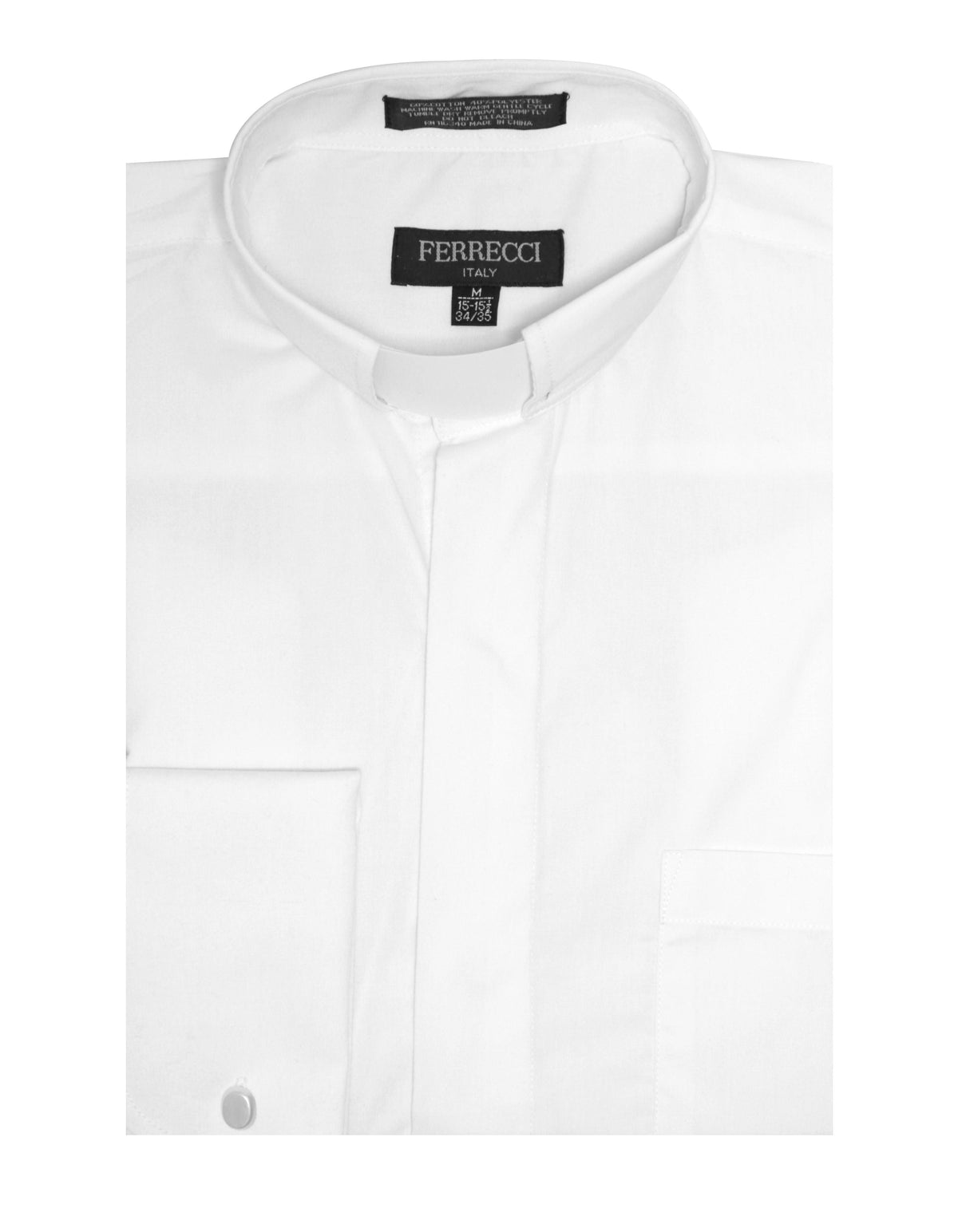 Men's Clergy Shirt with Tab Collar