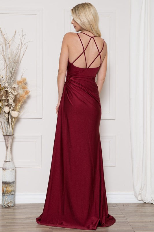 Stretch Satin Dress