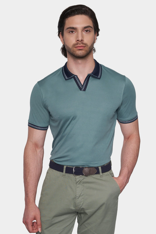 The Mercerized Cotton Open Polo (Racing Green)