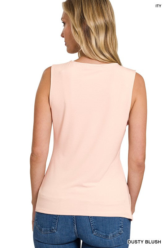 ITY Knot-Front Sleeveless Top