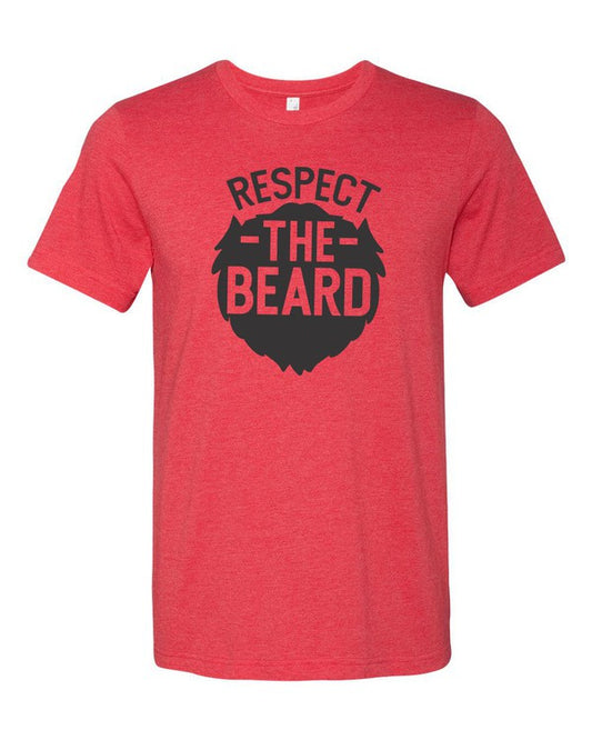 Respect the Beard Mens Plus Size Tee