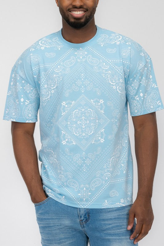 Mens Bandana Print TShirt