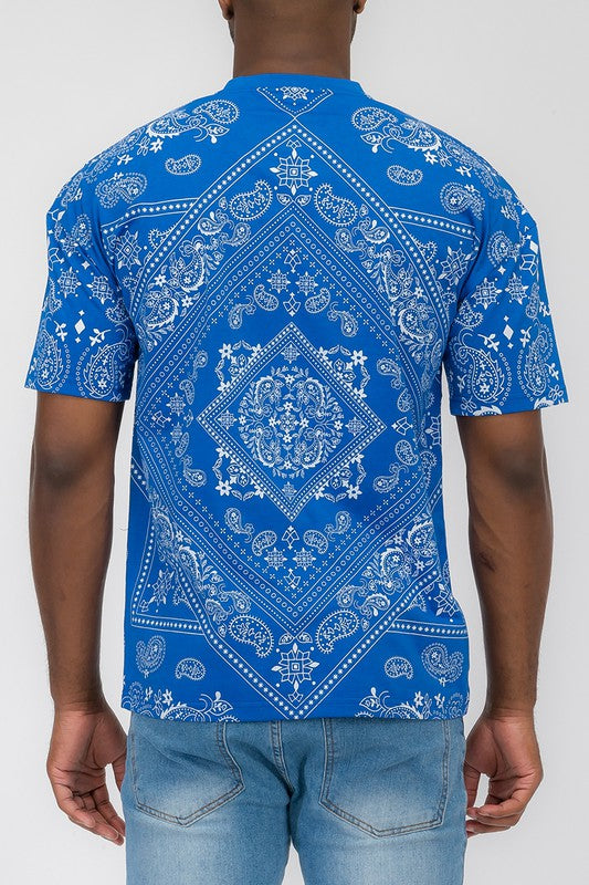 Mens Bandana Print TShirt