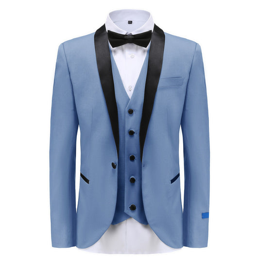 4. Men's Premium 3 pcs Slim Fit Tuxedo Set - Regular