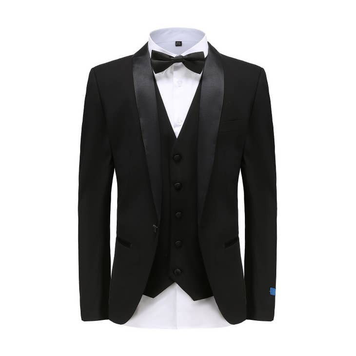 Men's Premium 3 pcs Slim Fit Tuxedo Set - Regular
