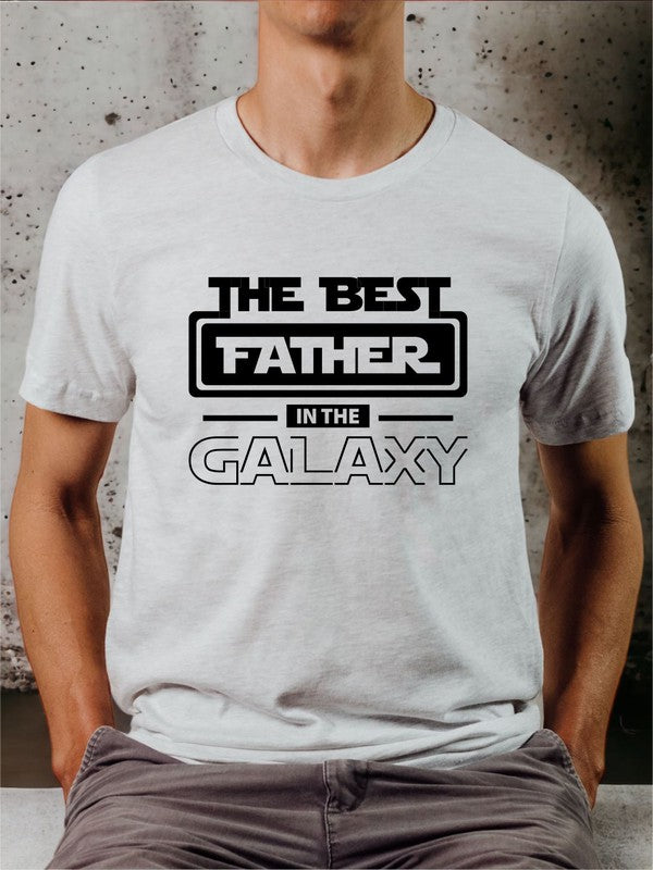 Best Father in the Galaxy Graphic Mens Tee