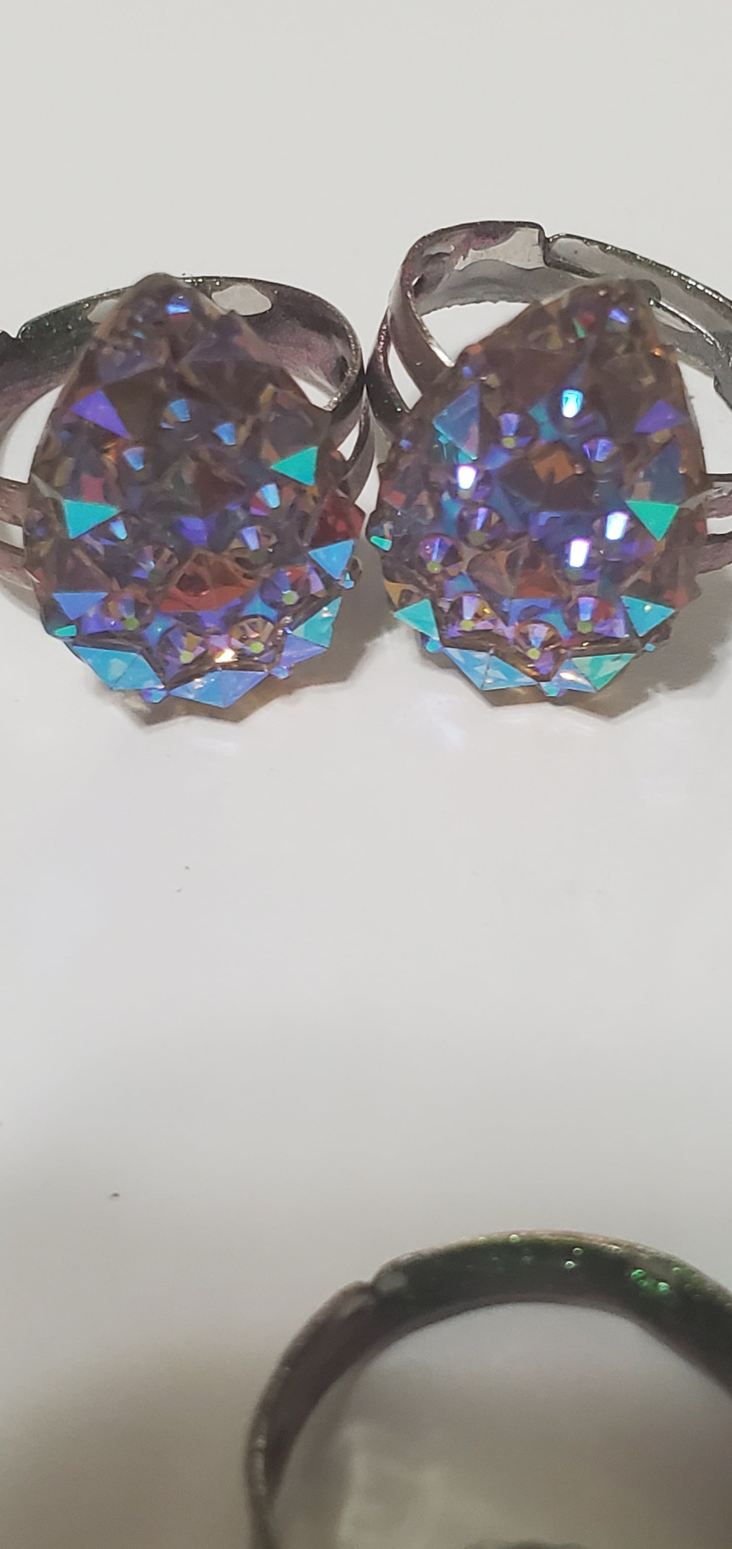 Adjustable Sparkling Rings