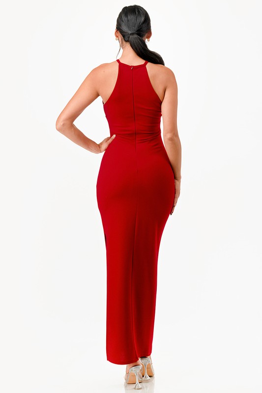 Keyhole A-line Dress