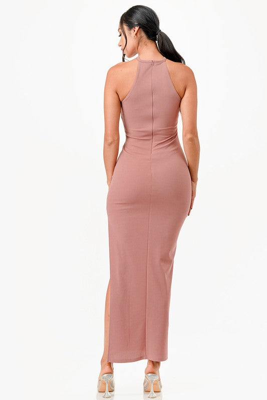 Keyhole A-line Dress