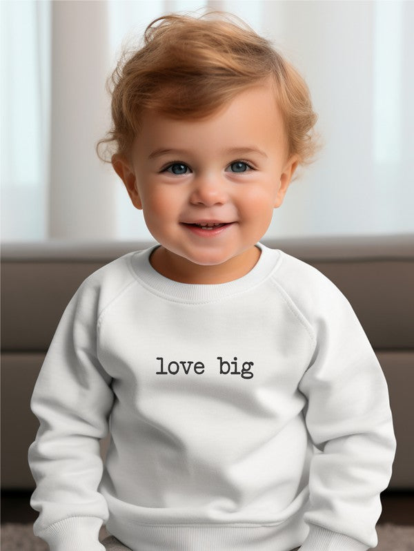Love Big Toddler Sweatshirt