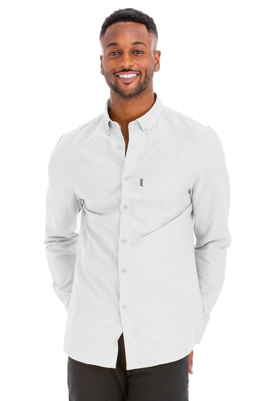 Weiv Men's Casual Long Sleeve Shirts