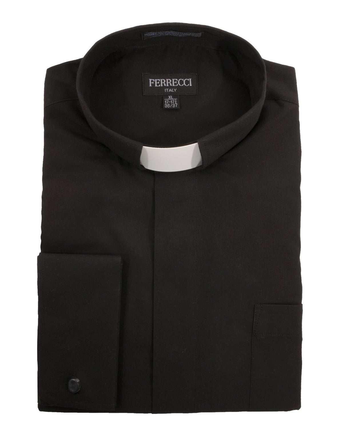 Men's Clergy Shirt with Tab Collar