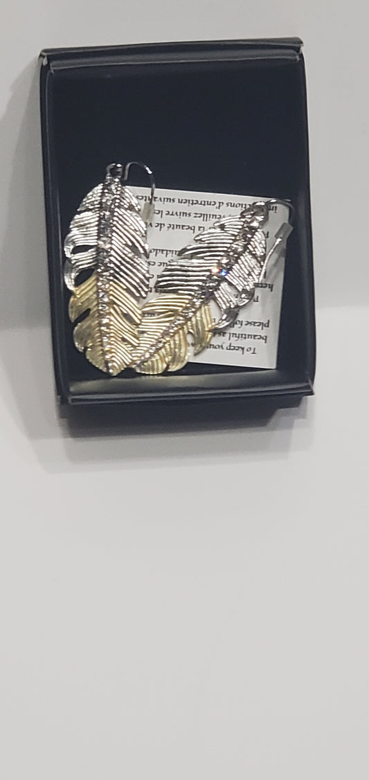 Gold Leaf Earrings