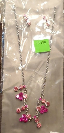 Fashion Jewelry Pink Jewelry Set
