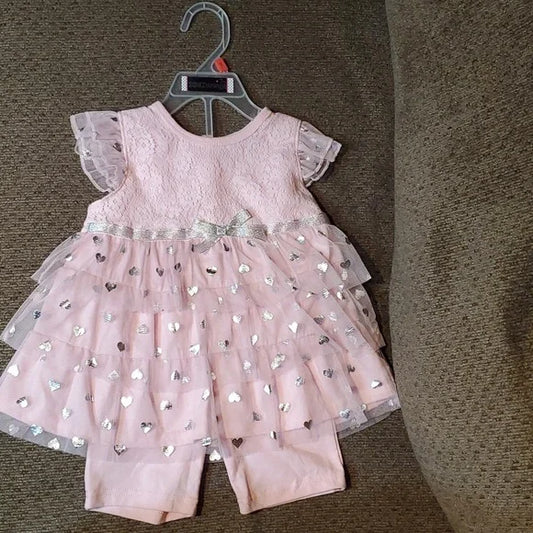 Heart Design 2pc Outfit