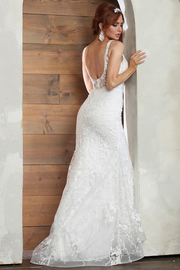 SLEEVELESS DEEP V NECK DRESS