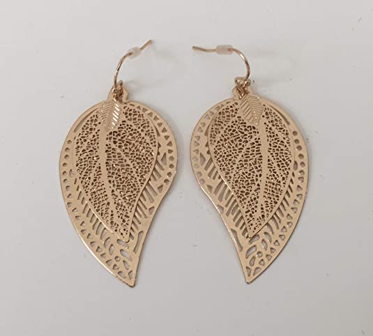 Gold Leaf Earrings